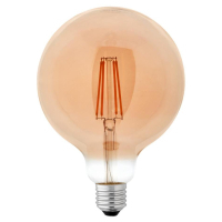 Лампочка Delux Globe G125 8Вт E27 2700К amber filament (90016726) Diawest