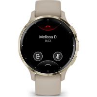 Смарт-годинник Garmin Venu 3S, French Gray + Soft Gold, GPS (010-02785-02) Diawest