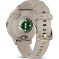 Смарт-годинник Garmin Venu 3S, French Gray + Soft Gold, GPS (010-02785-02) Diawest