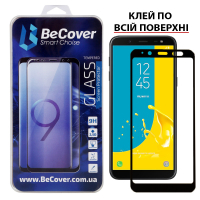 Скло захисне BeCover Full Glue Cover Samsung Galaxy J6 2018 SM-J600 Black (703140) Diawest