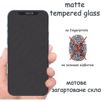 Скло захисне Drobak Matte Glass A+ Apple iPhone 15 Pro (Black) (292950) Diawest