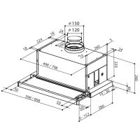 Витяжка кухонна Faber Maxima Ng Ev8 Led Am A60 (315.0635.144) Diawest
