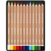 Олівці кольорові Cretacolor Megacolor, 12 кольорів (9014400290870) Diawest