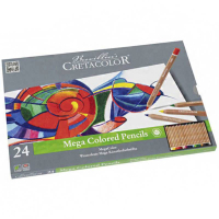 Олівці кольорові Cretacolor Megacolor 24 кольори (9014400280887) Diawest
