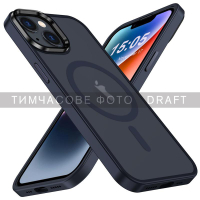 Чохол до мобільного телефона 2E Basic Apple iPhone 15 Ultra Soft Touch MagSafe Cover Dark Blue (2E-IPH-15U-OCLS-DB) Diawest