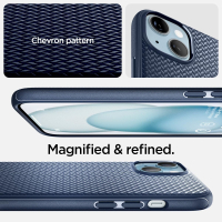 Чохол до мобільного телефона Spigen Apple iPhone 15 Plus Mag Armor MagFit Navy Blue (ACS06672) Diawest