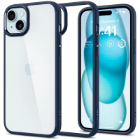 Чохол до мобільного телефона Spigen Apple iPhone 15 Ultra Hybrid Navy Blue (ACS06801) Diawest