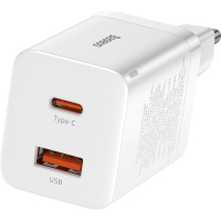 Зарядний пристрій Baseus Super Si Pro C+U 30W (CCSUPP-E02) white (948117) Diawest