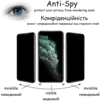 Скло захисне Drobak Matte Ceramics Anty Spy Samsung Galaxy A34 (676713) Diawest