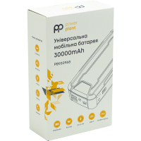Батарея універсальна PowerPlant 30000mAh, PD/65W, QC/3.0, DC 12-19V(4A), USB-C, 2*USB-A (PB930968) Diawest