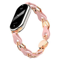 Ремінець до фітнес браслета Armorstandart Chain Wristband для Xiaomi Mi Band 8 Pink Sand (ARM69923) Diawest