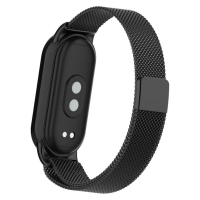 Ремінець до фітнес браслета Armorstandart Milanese Magnetic Band для Xiaomi Mi Band 8 Black (ARM69916) Diawest