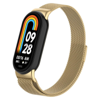 Ремінець до фітнес браслета Armorstandart Milanese Magnetic Band для Xiaomi Mi Band 8 Gold (ARM69919) Diawest