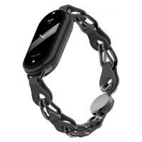 Ремінець до фітнес браслета Armorstandart Chain Wristband для Xiaomi Mi Band 8 Black (ARM69921) Diawest