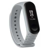 Ремінець до фітнес браслета Armorstandart Ribbed для Xiaomi Mi Band 4/3 Light Grey (ARM52103) Diawest