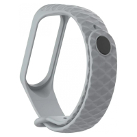 Ремінець до фітнес браслета Armorstandart Ribbed для Xiaomi Mi Band 4/3 Light Grey (ARM52103) Diawest