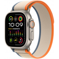 Смарт-годинник Apple Watch Ultra 2 GPS + Cellular, 49mm Titanium Case with Orange/Beige Trail Loop - S/M (MRF13UL/A) Diawest