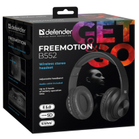 Навушники Defender FreeMotion B552 Bluetooth Black (63552) Diawest