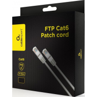 Патч-корд 15м FTP cat 6 CCA gray Cablexpert (PPB6-15M) Diawest