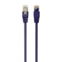 Патч-корд 0.5м FTP cat 6 CCA violet Cablexpert (PP6-0.5M/V) Diawest