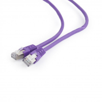 Патч-корд 0.5м FTP cat 6 CCA violet Cablexpert (PP6-0.5M/V) Diawest