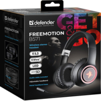 Навушники Defender FreeMotion B571 LED Bluetooth Black (63572) Diawest
