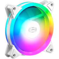 Кулер до корпусу PcСooler F3 T120 ARGB 3 in 1 White Diawest
