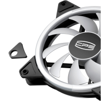 Кулер до корпусу PcСooler F3 T120 ARGB 3 in 1 Black Diawest