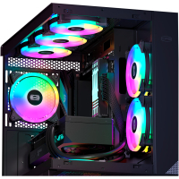 Кулер до корпусу PcСooler F3 T120 ARGB 3 in 1 Black Diawest