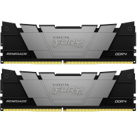 Модуль пам'яті для комп'ютера DDR4 64GB (2x32GB) 3200 MHz Fury Renegade Black Kingston Fury (ex.HyperX) (KF432C16RB2K2/64) Diawest