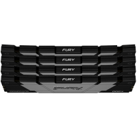 Модуль пам'яті для комп'ютера DDR4 128GB (4x32GB) 3200 MHz Fury Renegade Black Kingston Fury (ex.HyperX) (KF432C16RB2K4/128) Diawest
