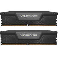 Модуль пам'яті для комп'ютера DDR5 64GB (2x32GB) 5200 MHz Vengeance Black Corsair (CMK64GX5M2B5200C40) Diawest