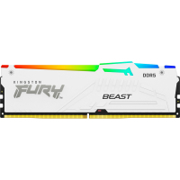 Модуль пам'яті для комп'ютера DDR 32GB 6000 MHz FURY Beast White RGB Kingston Fury (ex.HyperX) (KF560C40BWA-32) Diawest