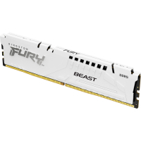 Модуль пам'яті для комп'ютера DDR5 32GB 5600 MHz FURY Beast White Kingston Fury (ex.HyperX) (KF556C40BW-32) Diawest