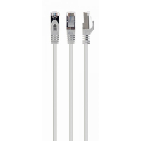 Патч-корд 1м S/FTP Cat 6A CU LSZH white Cablexpert (PP6A-LSZHCU-W-1M) Diawest