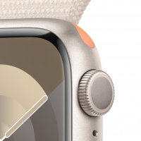 Смарт-годинник Apple Watch Series 9 GPS 41mm Starlight Aluminium Case with Starlight Sport Loop (MR8V3QP/A) Diawest