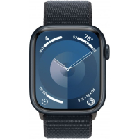 Смарт-годинник Apple Watch Series 9 GPS 45mm Midnight Aluminium Case with Midnight Sport Loop (MR9C3QP/A) Diawest