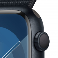 Смарт-годинник Apple Watch Series 9 GPS 45mm Midnight Aluminium Case with Midnight Sport Loop (MR9C3QP/A) Diawest