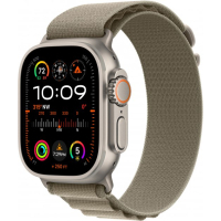 Смарт-годинник Apple Watch Ultra 2 GPS + Cellular, 49mm Titanium Case with Olive Alpine Loop - Small (MREX3UL/A) Diawest