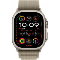 Смарт-годинник Apple Watch Ultra 2 GPS + Cellular, 49mm Titanium Case with Olive Alpine Loop - Small (MREX3UL/A) Diawest