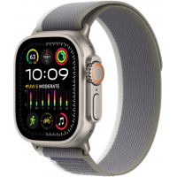 Смарт-годинник Apple Watch Ultra 2 GPS + Cellular, 49mm Titanium Case with Green/Grey Trail Loop - M/L (MRF43UL/A) Diawest