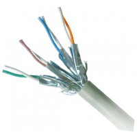 Патч-корд 2м S/FTP Cat 6A CU LSZH grey Cablexpert (PP6A-LSZHCU-2M) Diawest
