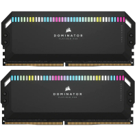 Модуль пам'яті для комп'ютера DDR5 32GB (2x16GB) 6000 MHz Dominator Platinum RGB Black Corsair (CMT32GX5M2X6000C36) Diawest