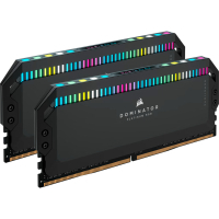 Модуль пам'яті для комп'ютера DDR5 32GB (2x16GB) 6000 MHz Dominator Platinum RGB Black Corsair (CMT32GX5M2X6000C36) Diawest