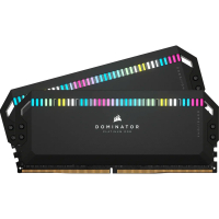 Модуль пам'яті для комп'ютера DDR5 32GB (2x16GB) 6000 MHz Dominator Platinum RGB Black Corsair (CMT32GX5M2X6000C36) Diawest