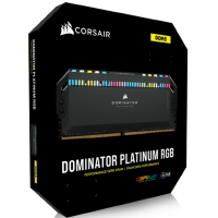 Модуль пам'яті для комп'ютера DDR5 32GB (2x16GB) 6000 MHz Dominator Platinum RGB Black Corsair (CMT32GX5M2X6000C36) Diawest