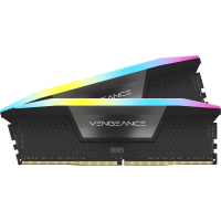 Модуль пам'яті для комп'ютера DDR5 48GB (2x24GB) 6000 MHz Vengeance RGB Black Corsair (CMH48GX5M2E6000C36) Diawest