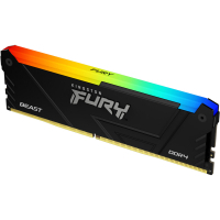 Модуль пам'яті для комп'ютера DDR4 32GB (2x16GB) 3733 MHz Beast Black RGB Kingston Fury (ex.HyperX) (KF437C19BB12AK2/32) Diawest