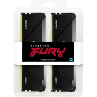 Модуль пам'яті для комп'ютера DDR4 32GB (2x16GB) 3733 MHz Beast Black RGB Kingston Fury (ex.HyperX) (KF437C19BB12AK2/32) Diawest