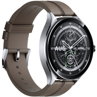 Смарт-годинник Xiaomi Watch 2 Pro Bluetooth Silver Case with Brown Leather Strap (1006733) Diawest